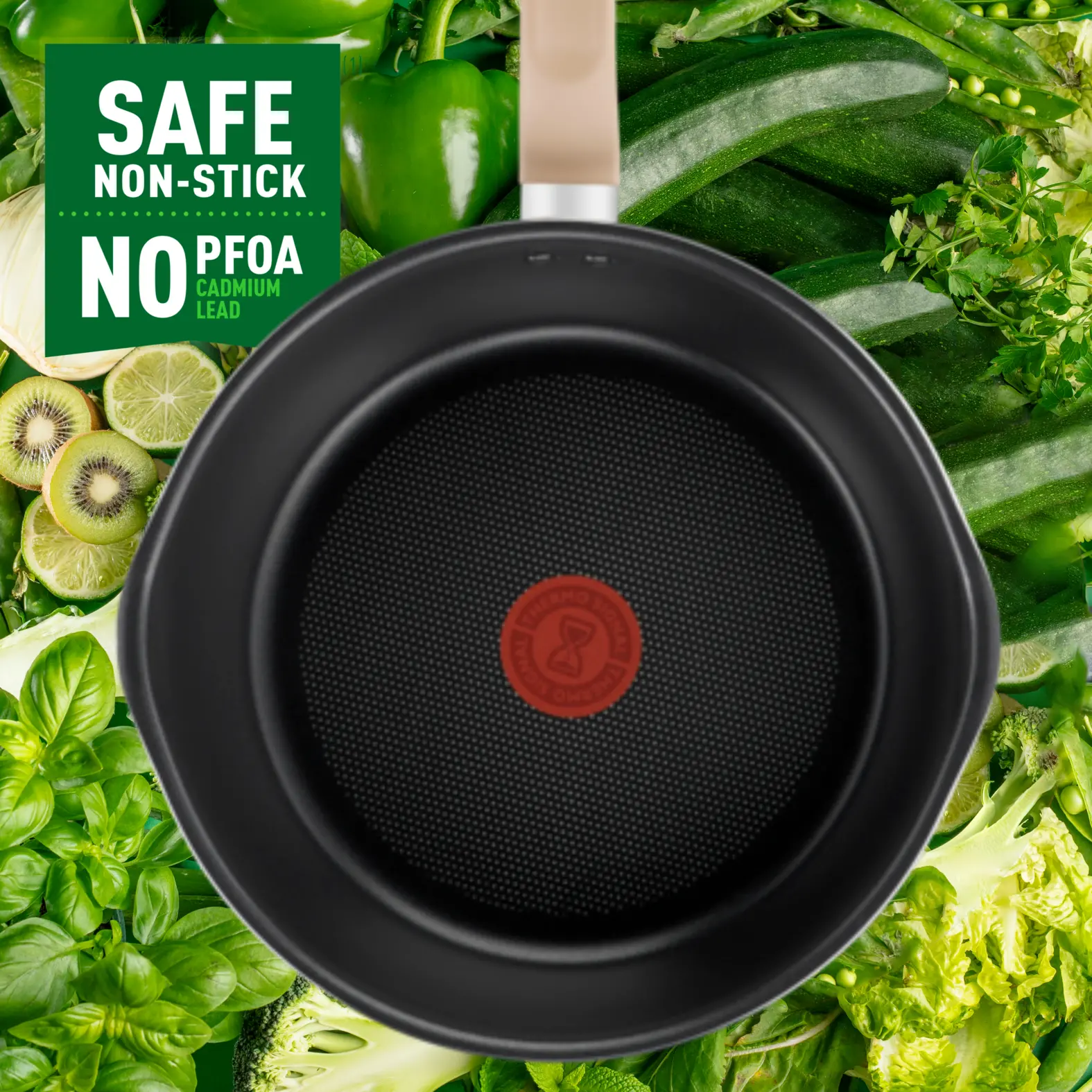 Patelnia Tefal One Pick G1662524 Indukcja Titanium 22cm