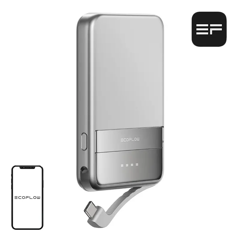 Powerbank EcoFlow RAPID 5000mAh 30W Magnetyczny Srebrny