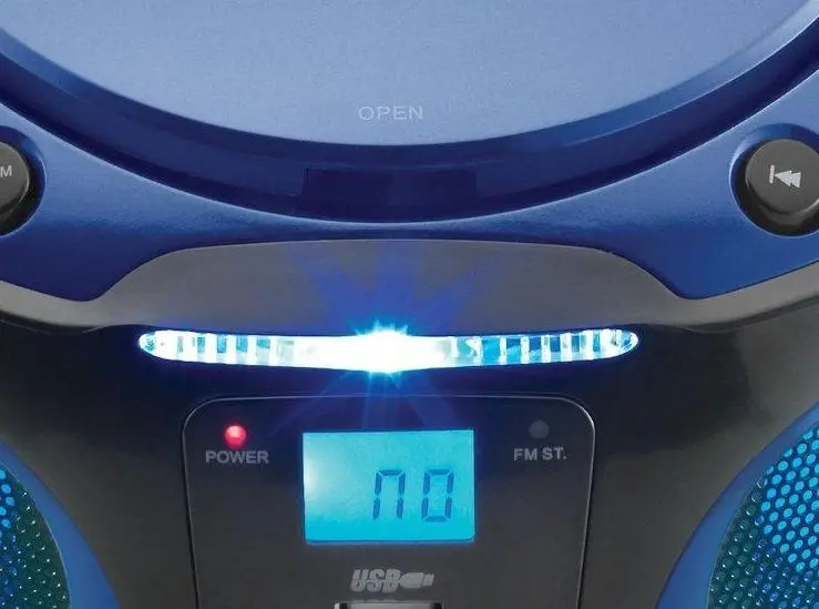 Radioodtwarzacz Lenco SCD-550 Bluetooth Niebieski