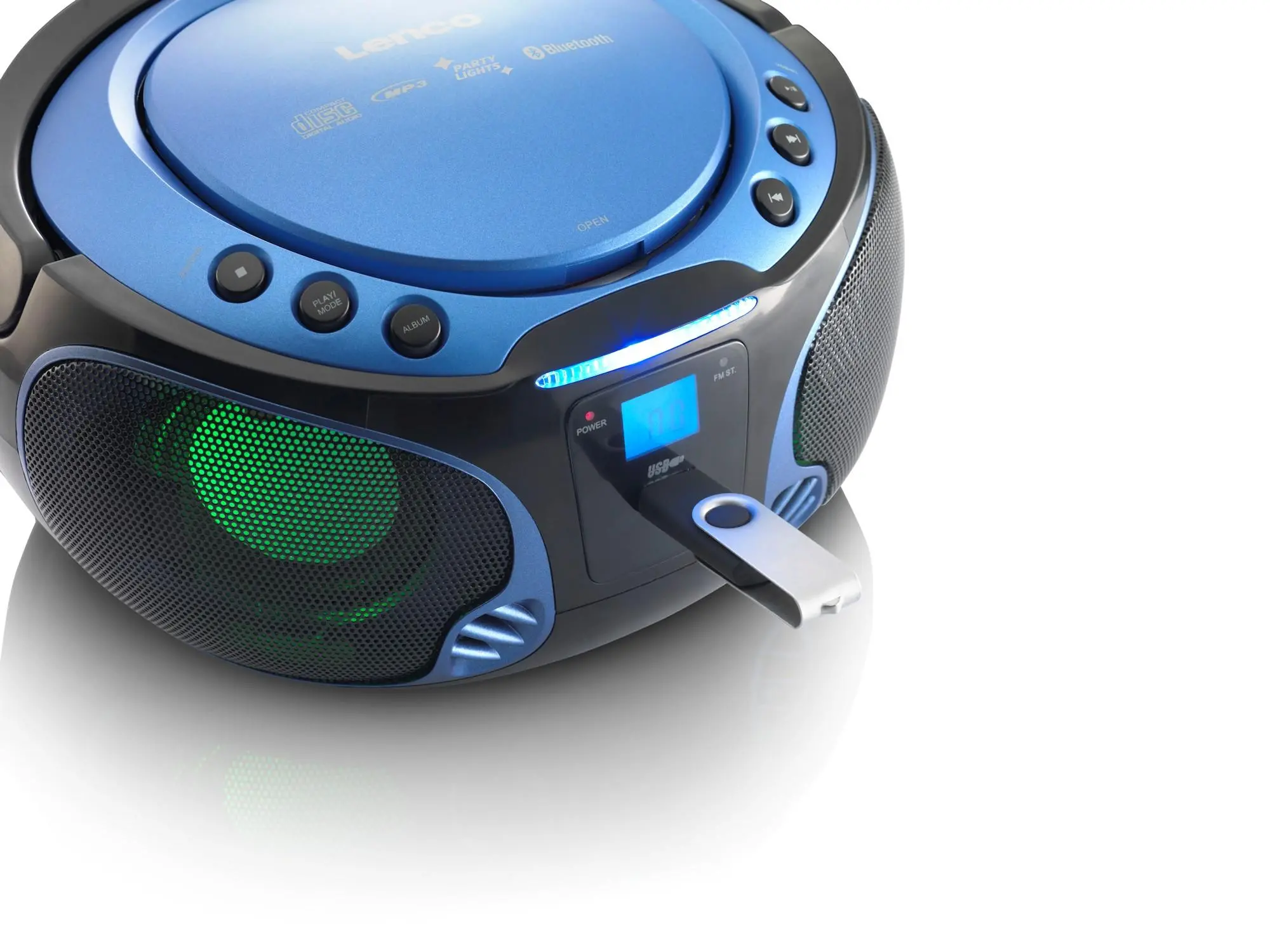 Radioodtwarzacz Lenco SCD-550 Bluetooth Niebieski