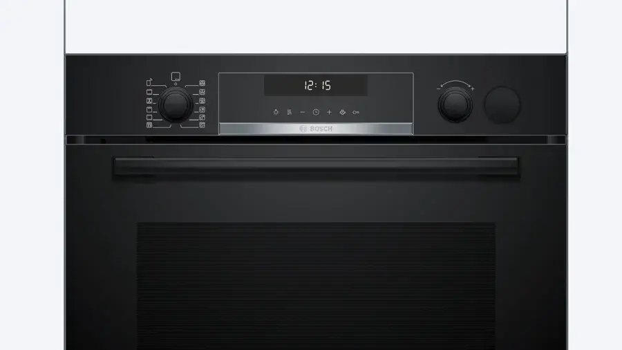 Piekarnik elektryczny parowy Bosch Serie 6 HRG578CB7 Termoobieg AirFry Termosonda Zdalne sterowanie Czarny