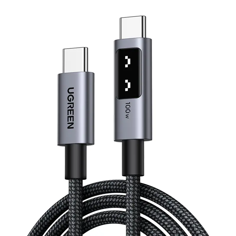 Kabel UGREEN USB-C do USB-C Uno L509 100W 1m Czarny