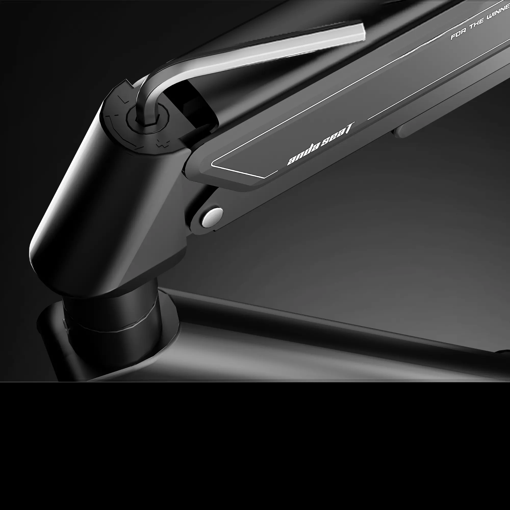 Uchwyt do monitora Anda Seat Stealth II od 17” do 32” Max 9kg Biały