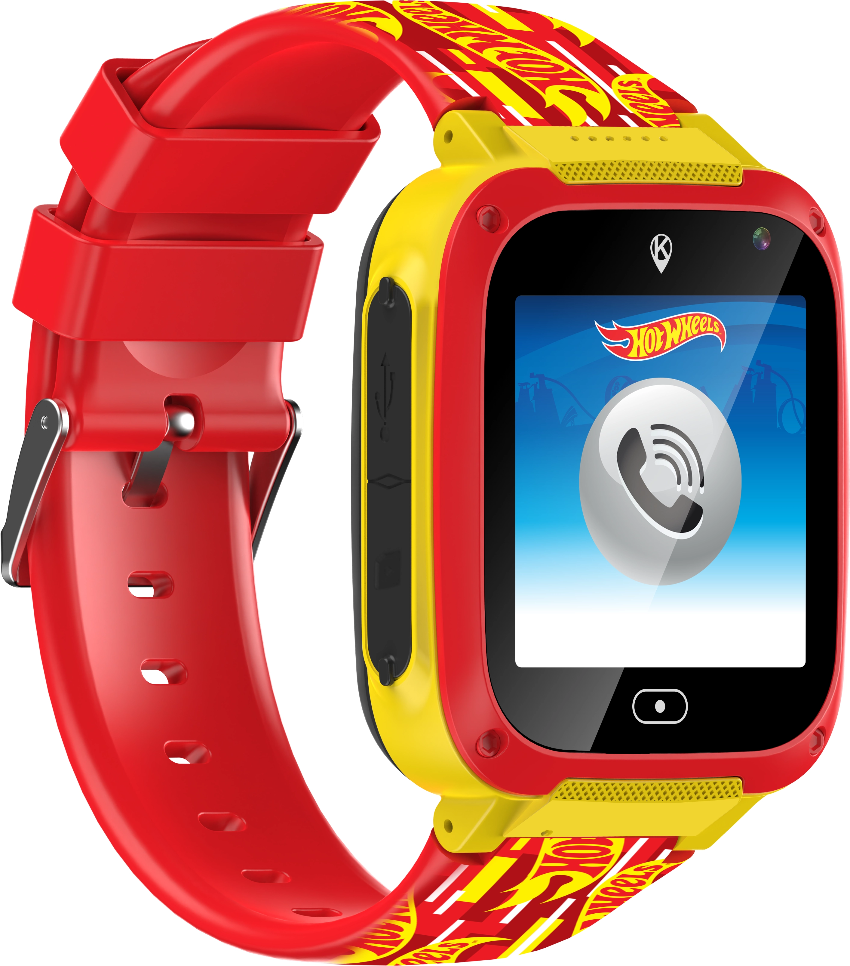 Smartwatch KiDiZ Hot Wheels 55mm GPS Czerwony