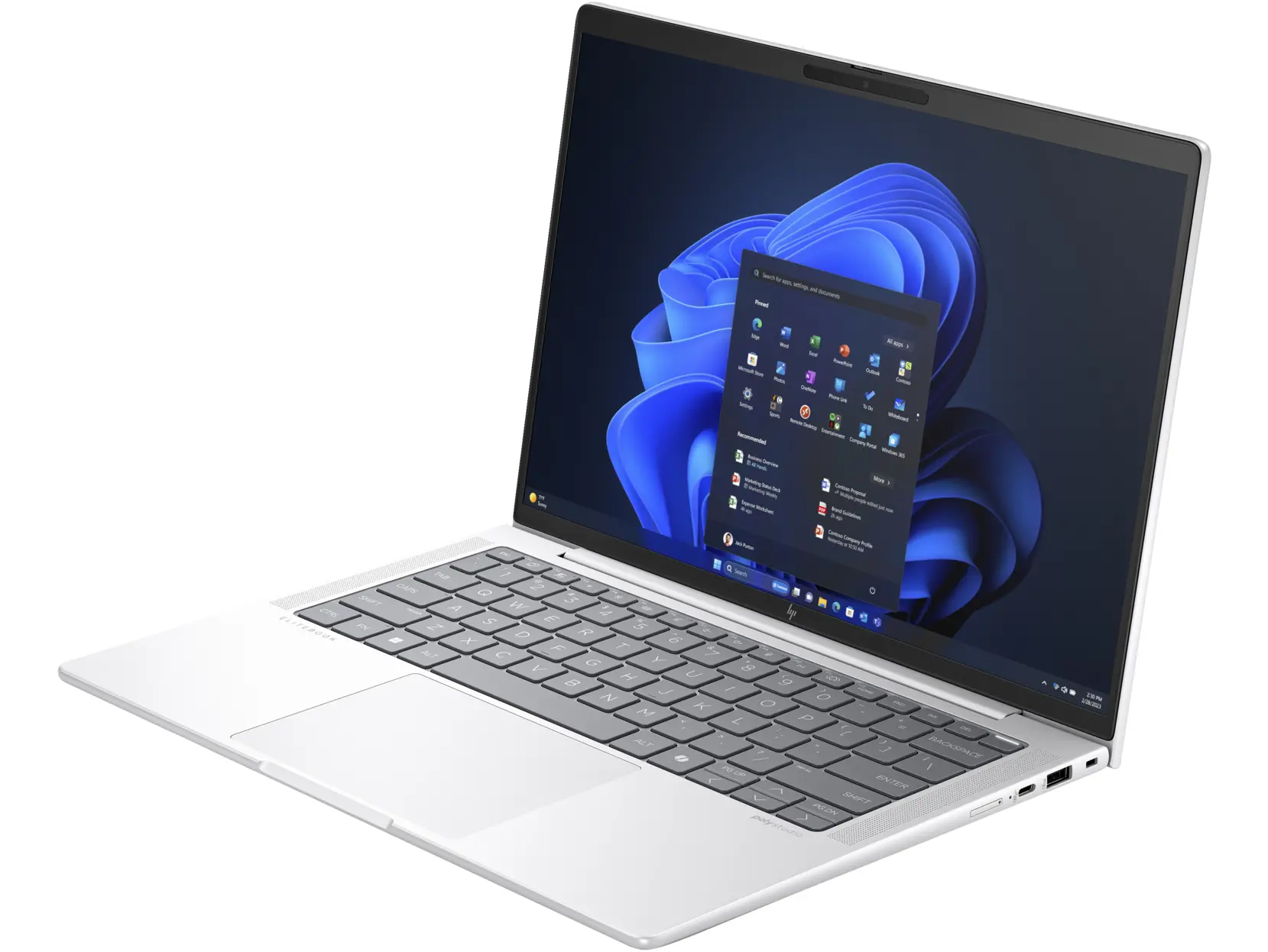Laptop biznesowy HP EliteBook 1040 G11 14" Ultra 7 155H 16GB RAM 512GB Dysk SSD Win11 Pro Srebrny