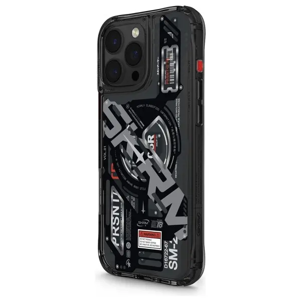 Etui Skinarma Ekho Magnetic Charging iPhone 16 Pro Max Czarny