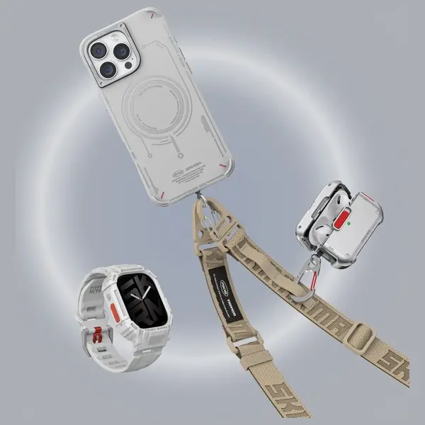 Etui na słuchawki Skinarma Mecha do AirPods Pro 2 Biały