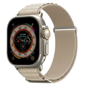 Pasek Skinarma Kobu do Apple Watch Ultra 49/45/44mm Kość słoniowa