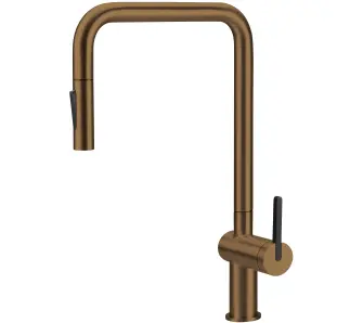 Bateria Deante MOMI BKM_C73N Brąz szczotkowany Stal szlachetna