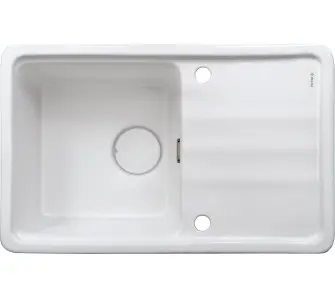 Zlewozmywak Deante MOMI ZCM_6113 Ceramiczny Biały