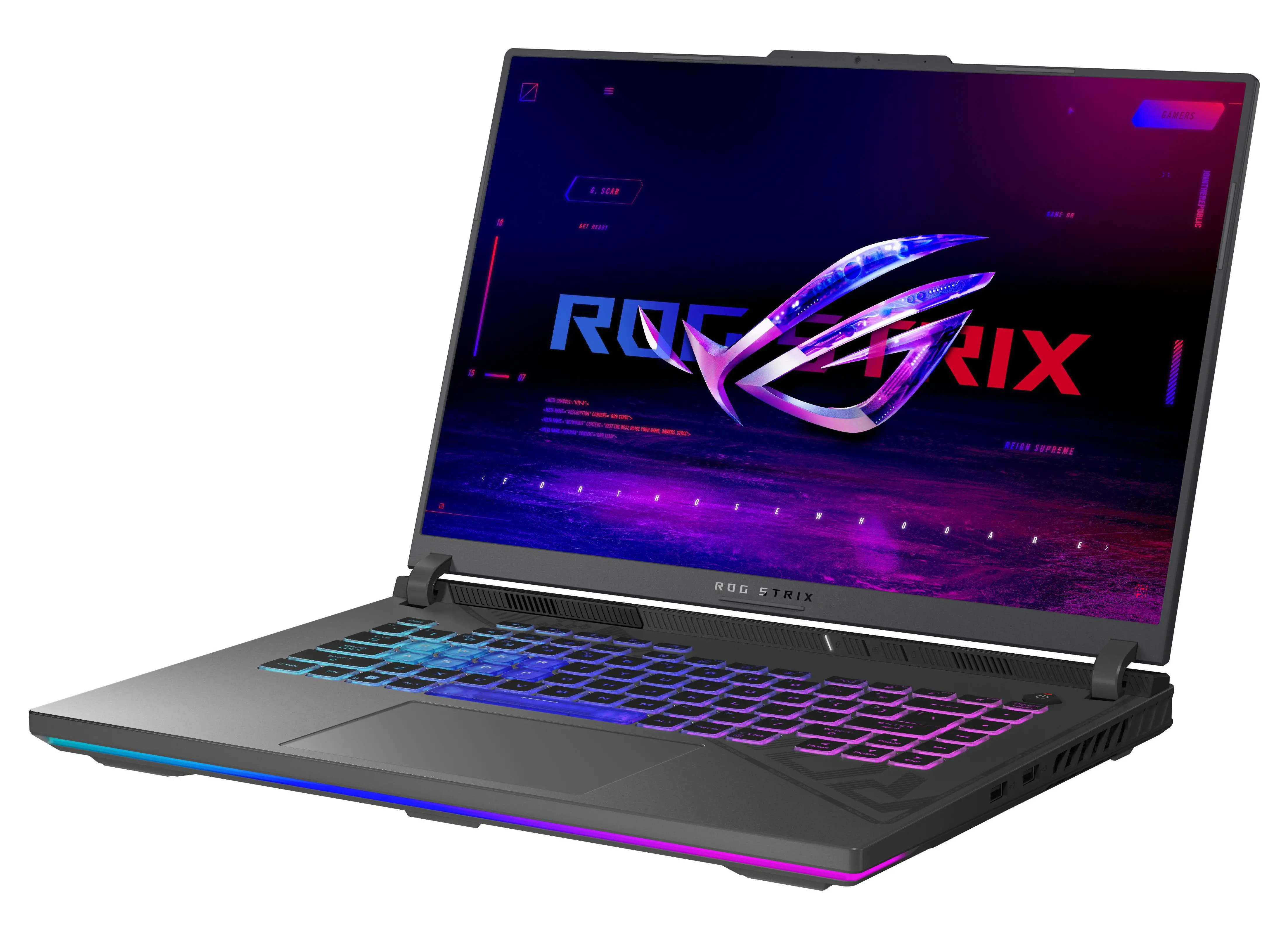 Laptop gamingowy ASUS ROG Strix G16 G614JV-N3134W 16" 165Hz i7-13650HX 16GB RAM 1TB Dysk SSD RTX4060 DLSS3 Win11 Szary
