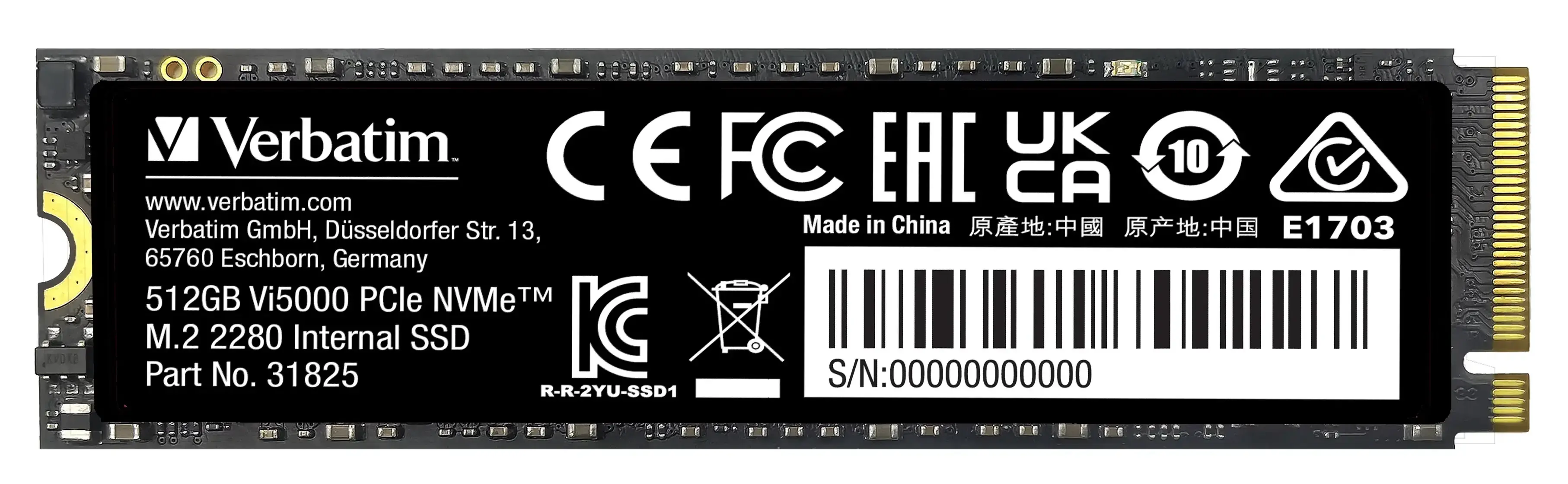 Dysk SSD Verbatim Vi5000 512GB PCIe Gen4 x4