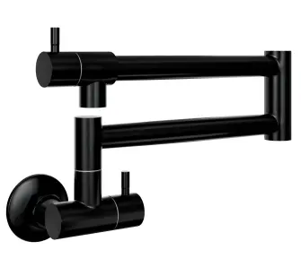 Bateria Globalo Oxario Black 1.1 Czarny mat Stal nierdzewna