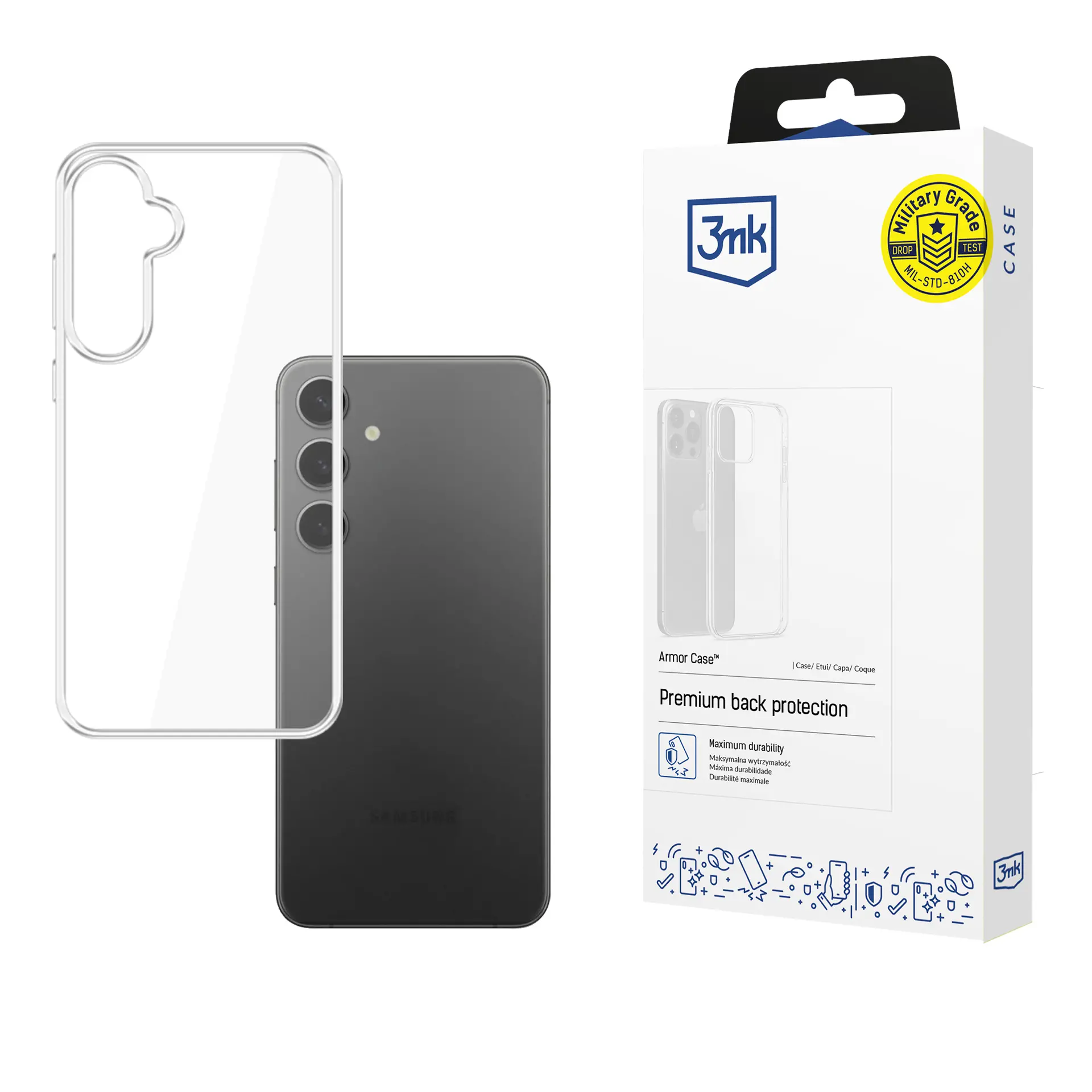 Etui 3mk Clear Case do Samsung Galaxy S25+