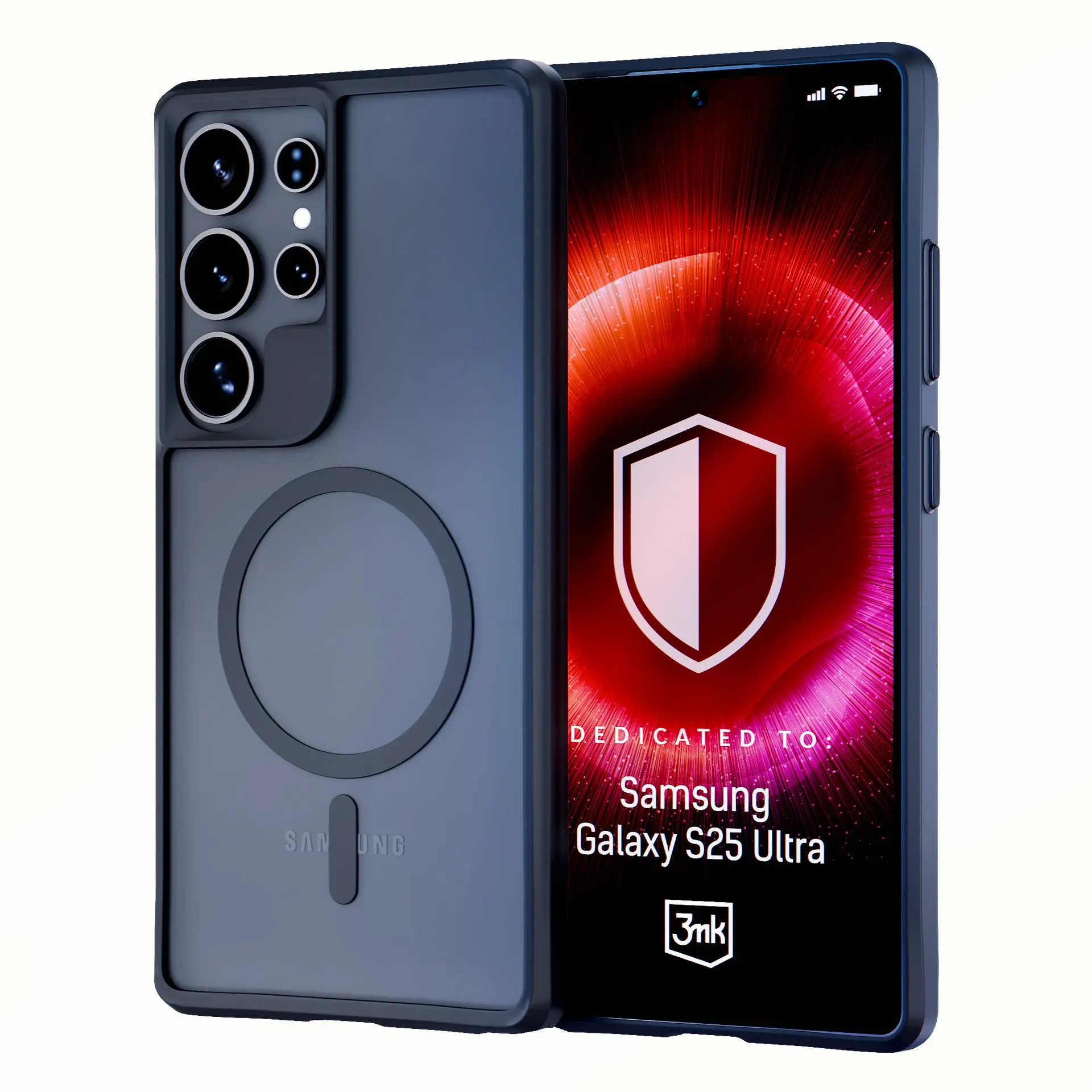 Etui 3mk Satin Armor MagCase do Galaxy S25 Ultra Niebieski