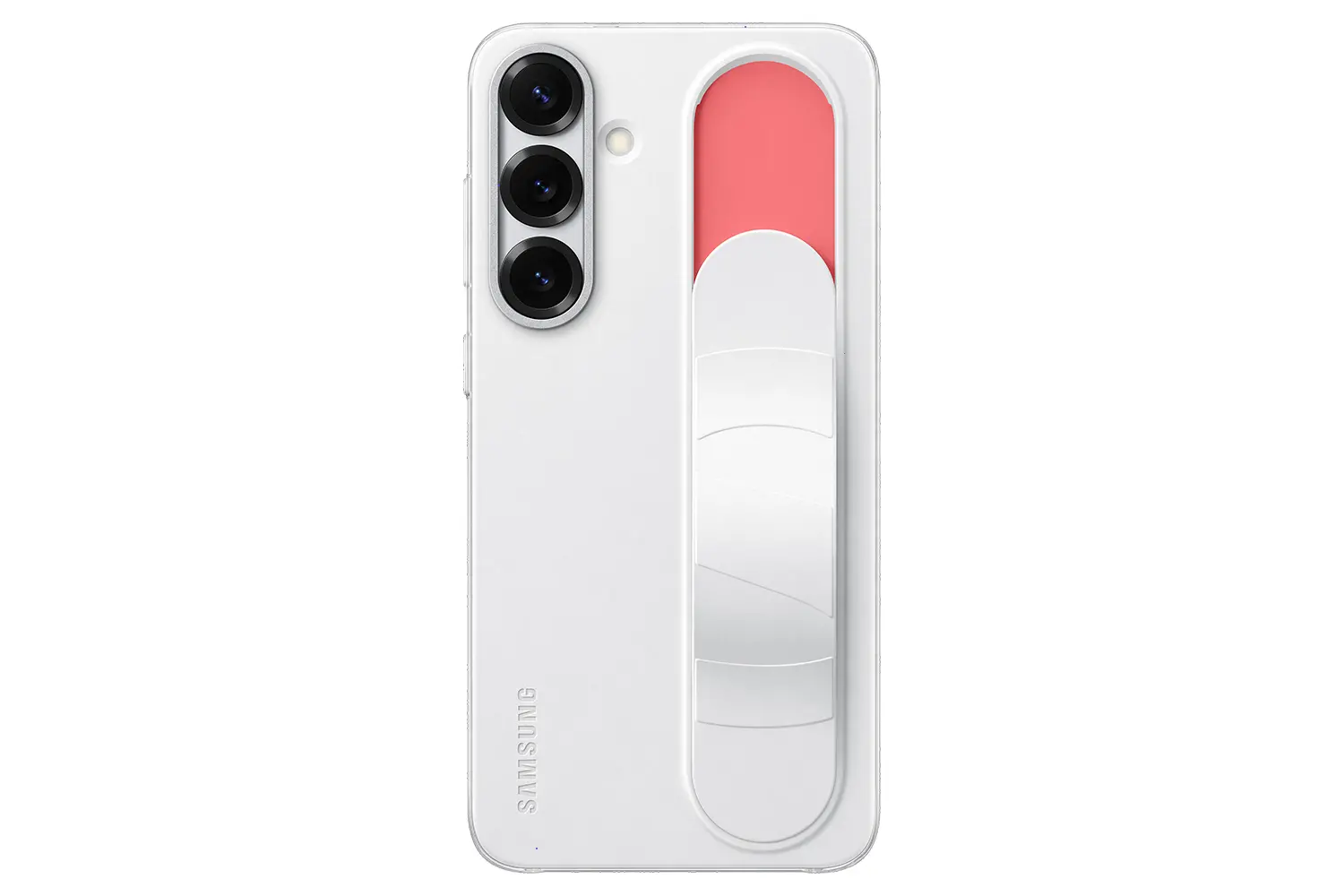 Etui Samsung Standing Grip Cover do Galaxy S25 Plus Biały
