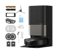 Dreame X50 Ultra Funkcja mopowania Stacja oczyszczająca Tworzenie mapy pomieszczenia Czarny