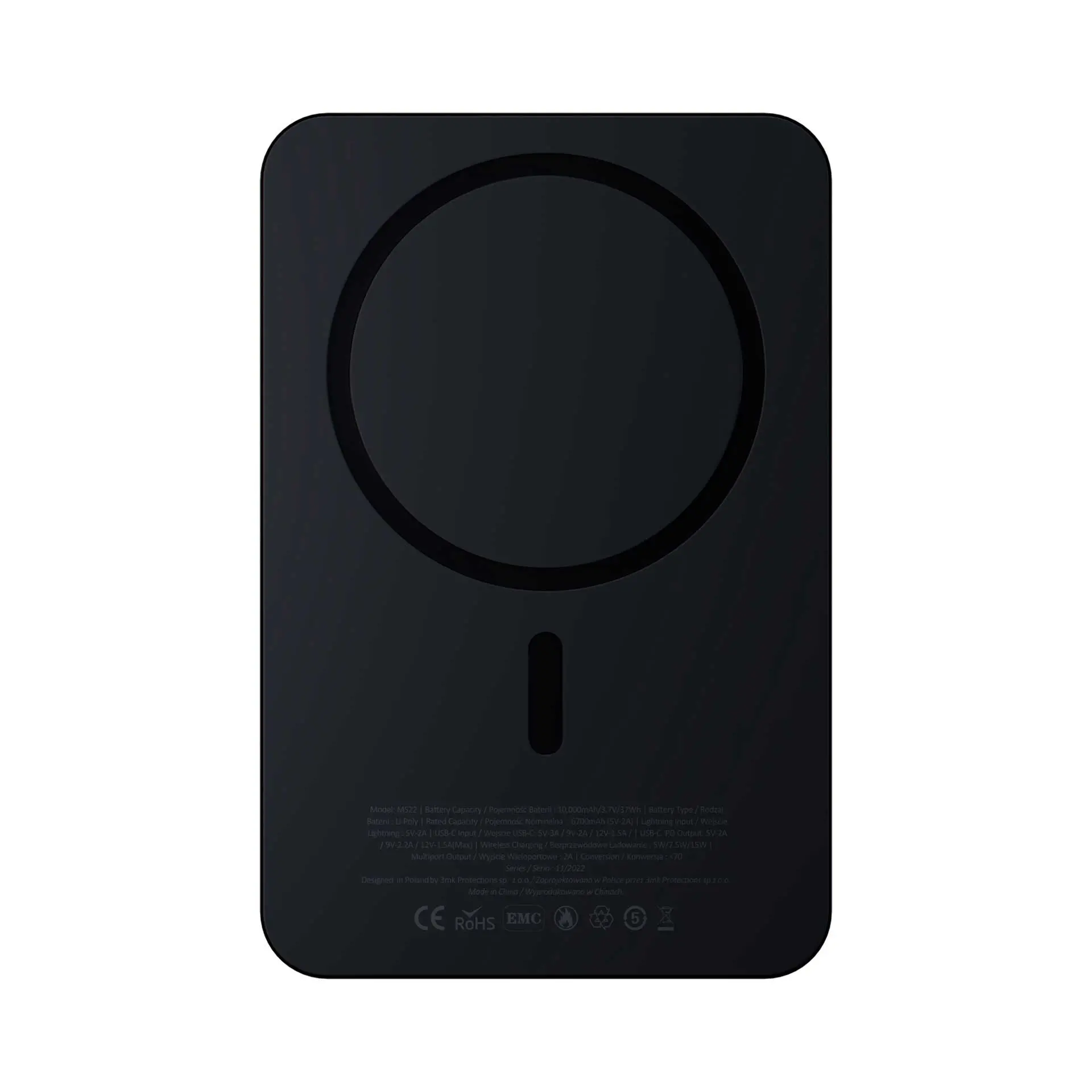 Powerbank 3mk Hardy MagSynergy Ni+ 5000mAh 22,5W Czarny