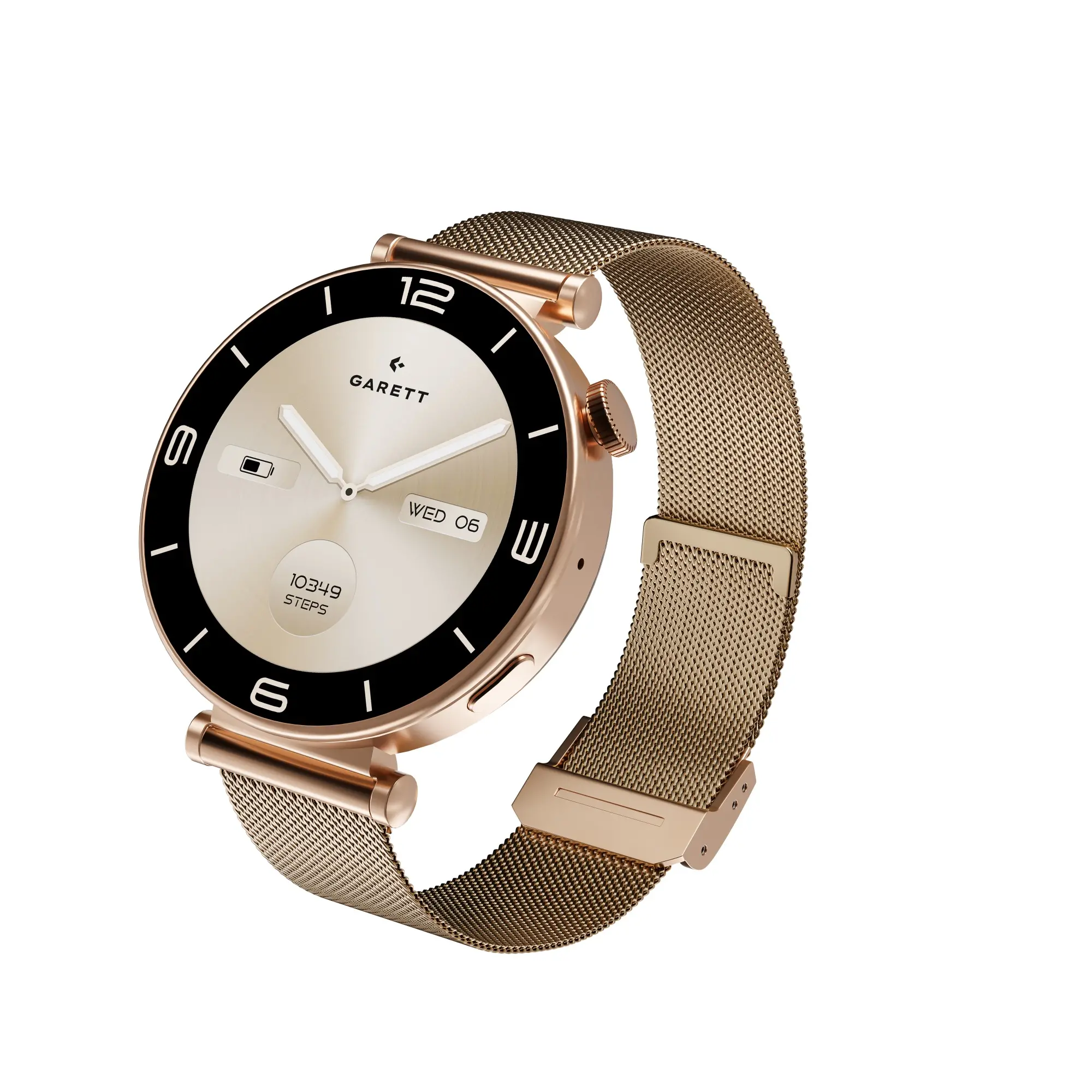 Smartwatch Garett Rose 42mm Różowe złoto