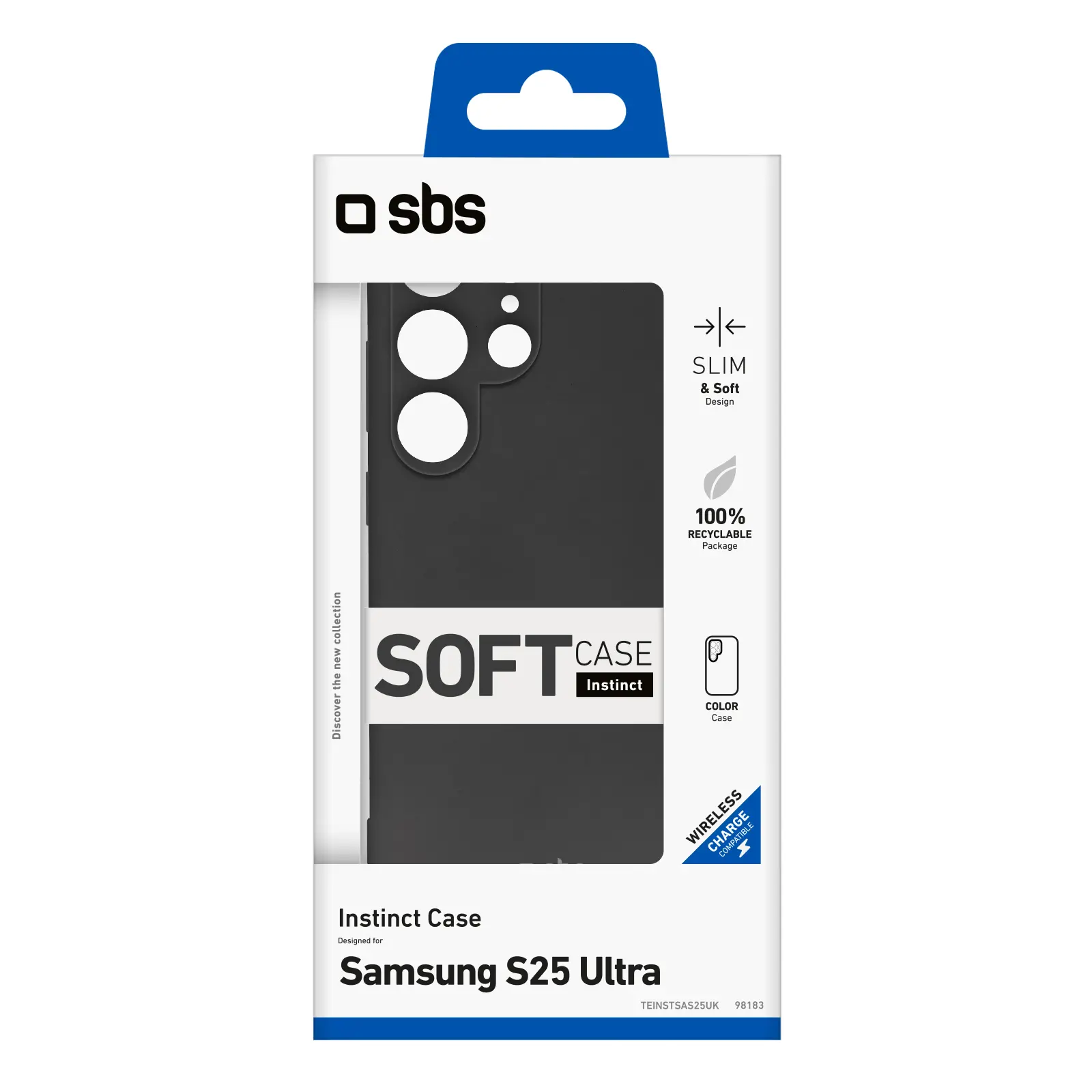 Etui SBS Instinct do Galaxy S25 Ultra Czarny