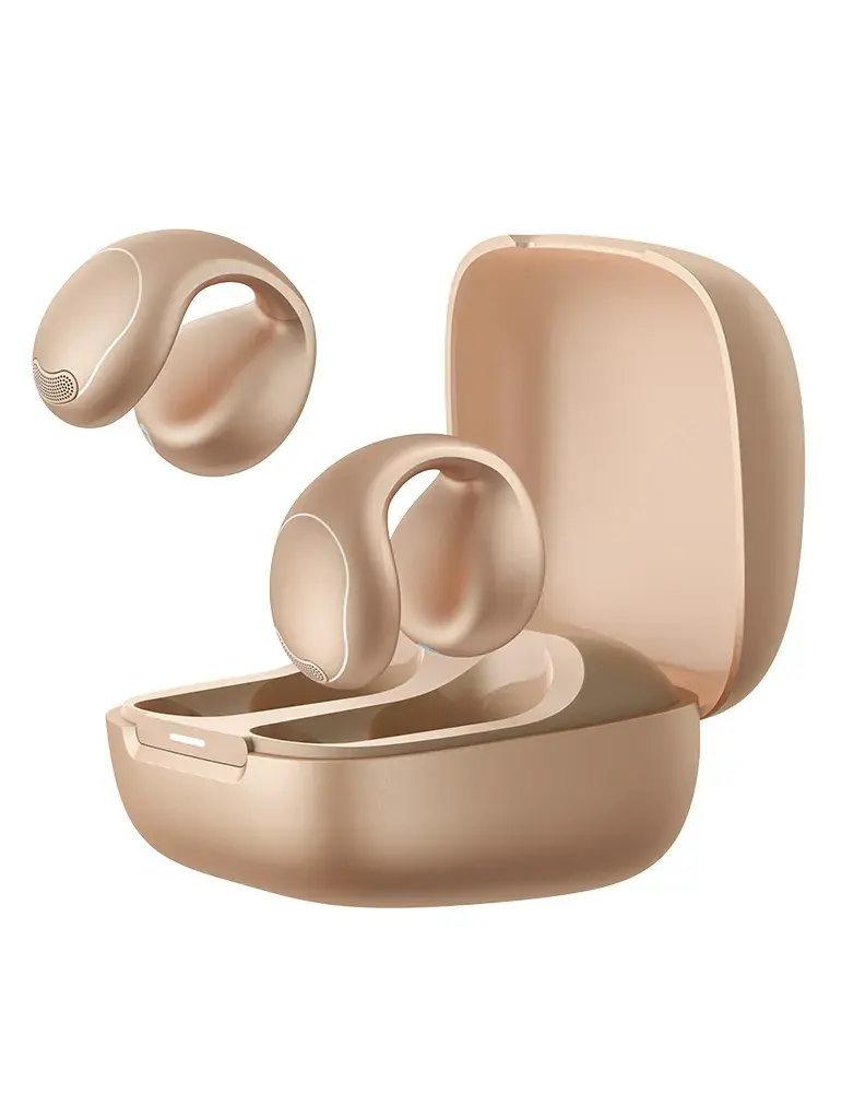 Słuchawki bezprzewodowe Soundcore C40i Douszne z klipsem Bluetooth 5.4 Złoty