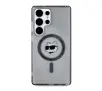 Etui Karl Lagerfeld Button Choupette Head Printed Logo MagSafe do Galaxy S25 Ultra Czarny