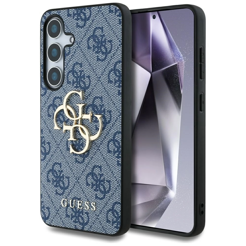 Etui Guess Big 4G Logo Classic Logo do Galaxy S25 Niebieski