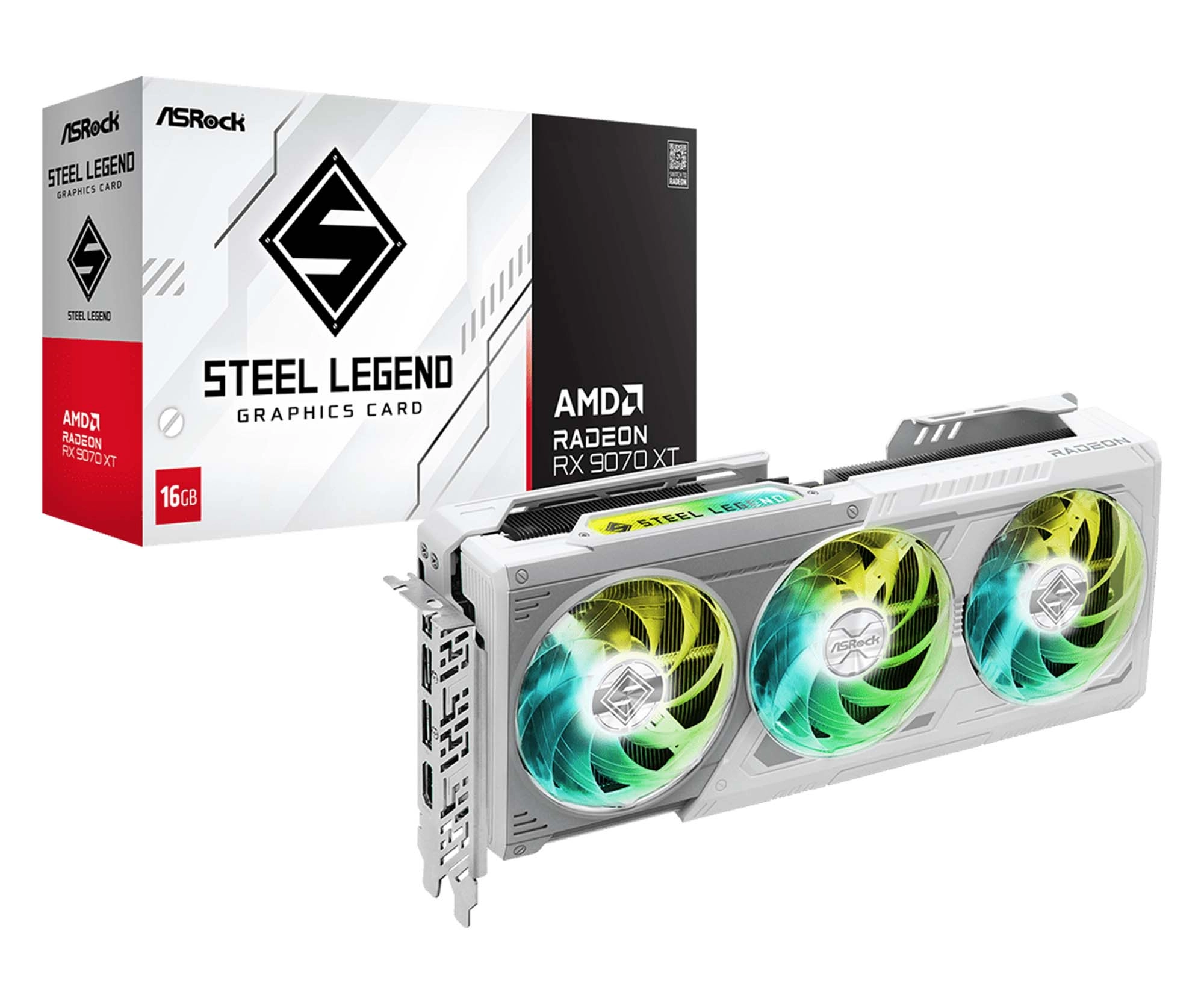 Karta graficzna ASrock Radeon RX 9070 XT Steel Legend 16GB GDDR6 256bit FSR