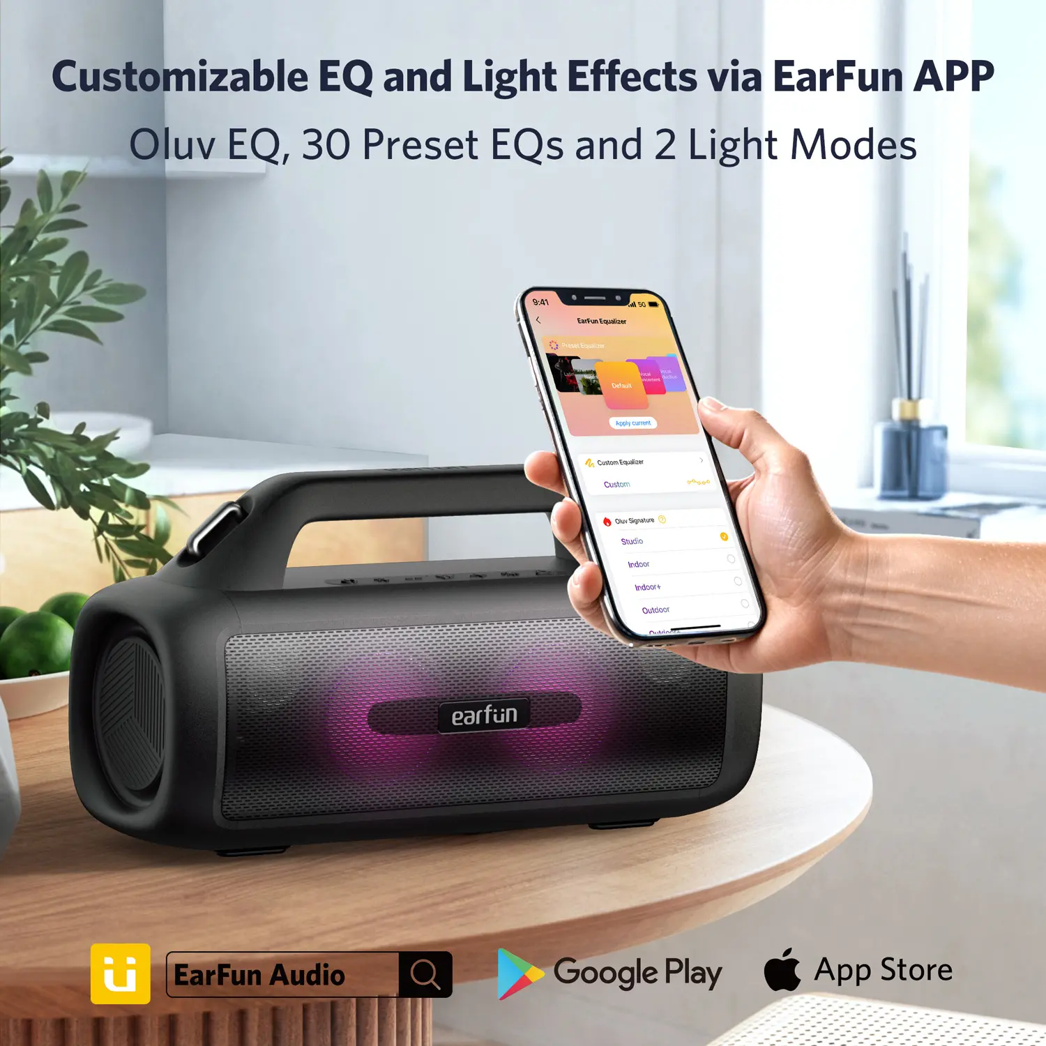 Głośnik Bluetooth Earfun UBOOM X 80W Czarny
