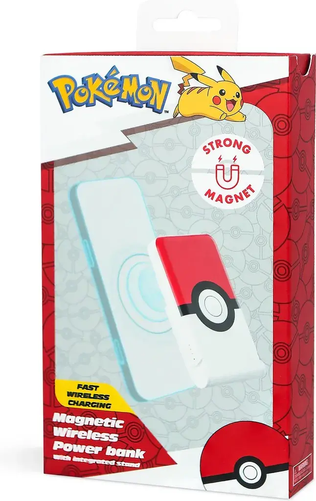 Powerbank OTL Technologies PK1186 Pokemon Pokeball Magnetyczny 5000mAh 15W