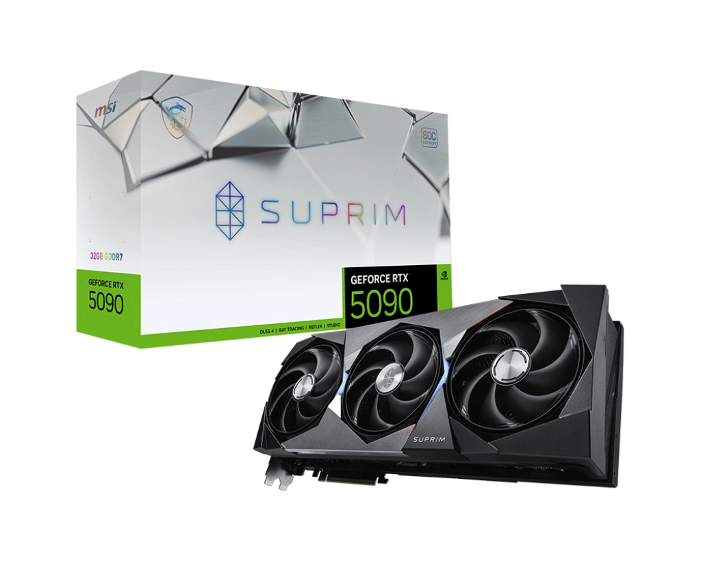 Karta graficzna MSI GeForce RTX 5090 Suprim SOC 32GB GDDR7 512bit DLSS 4