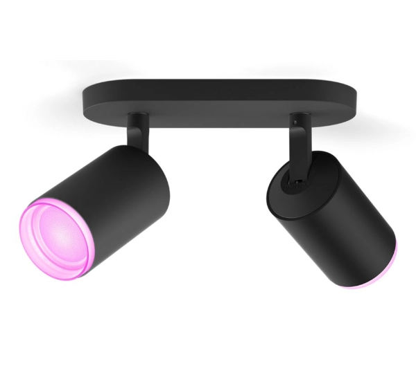 Philips Hue White and Color Ambiance Podwójne Fugato Czarny