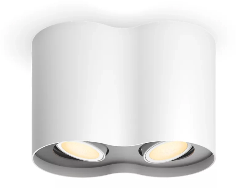 Philips Hue White Ambiance Podwójne Pillar Biały