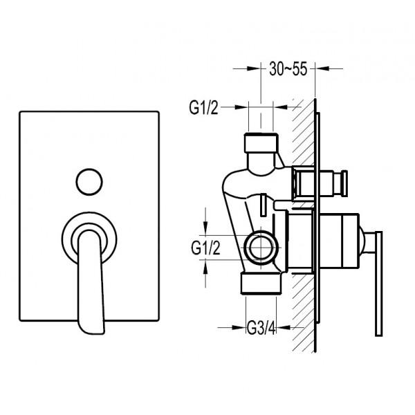 Omnires Cascade CA4035