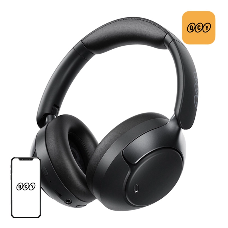 Słuchawki bezprzewodowe QCY H3 Pro ANC Nauszne Bluetooth 5.4 Czarny