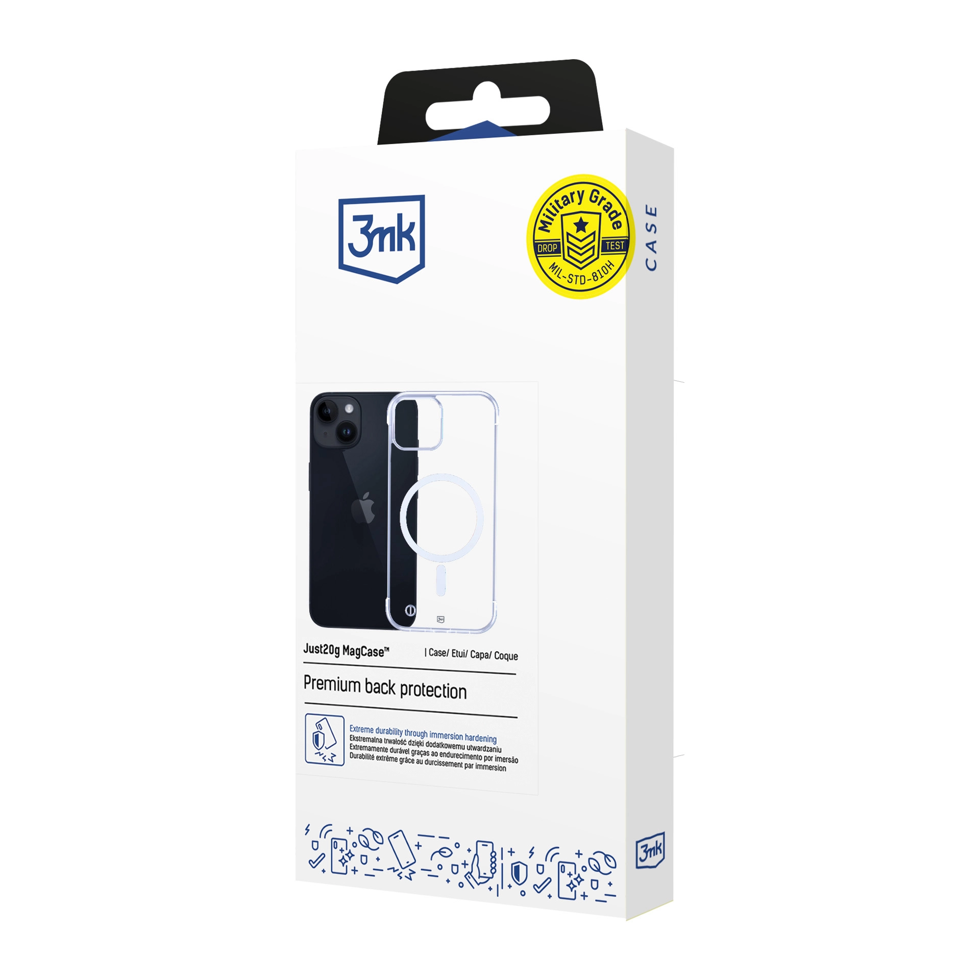Etui 3mk Just20g Case do iPhone 13 Przezroczysty