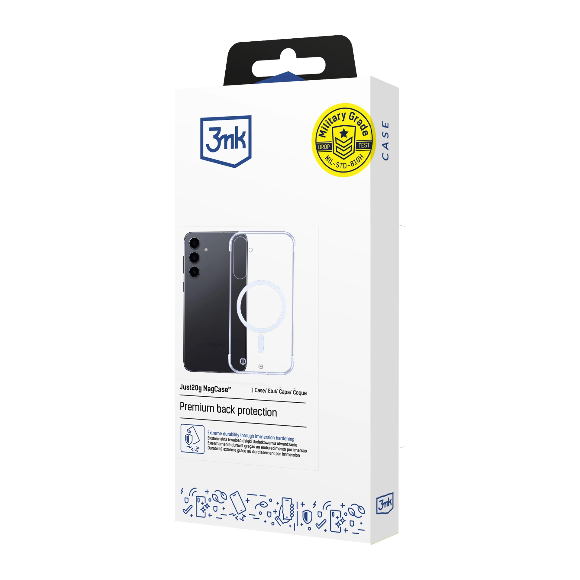 Etui 3mk Just20g MagCase do Galaxy S24 Plus Przezroczysty
