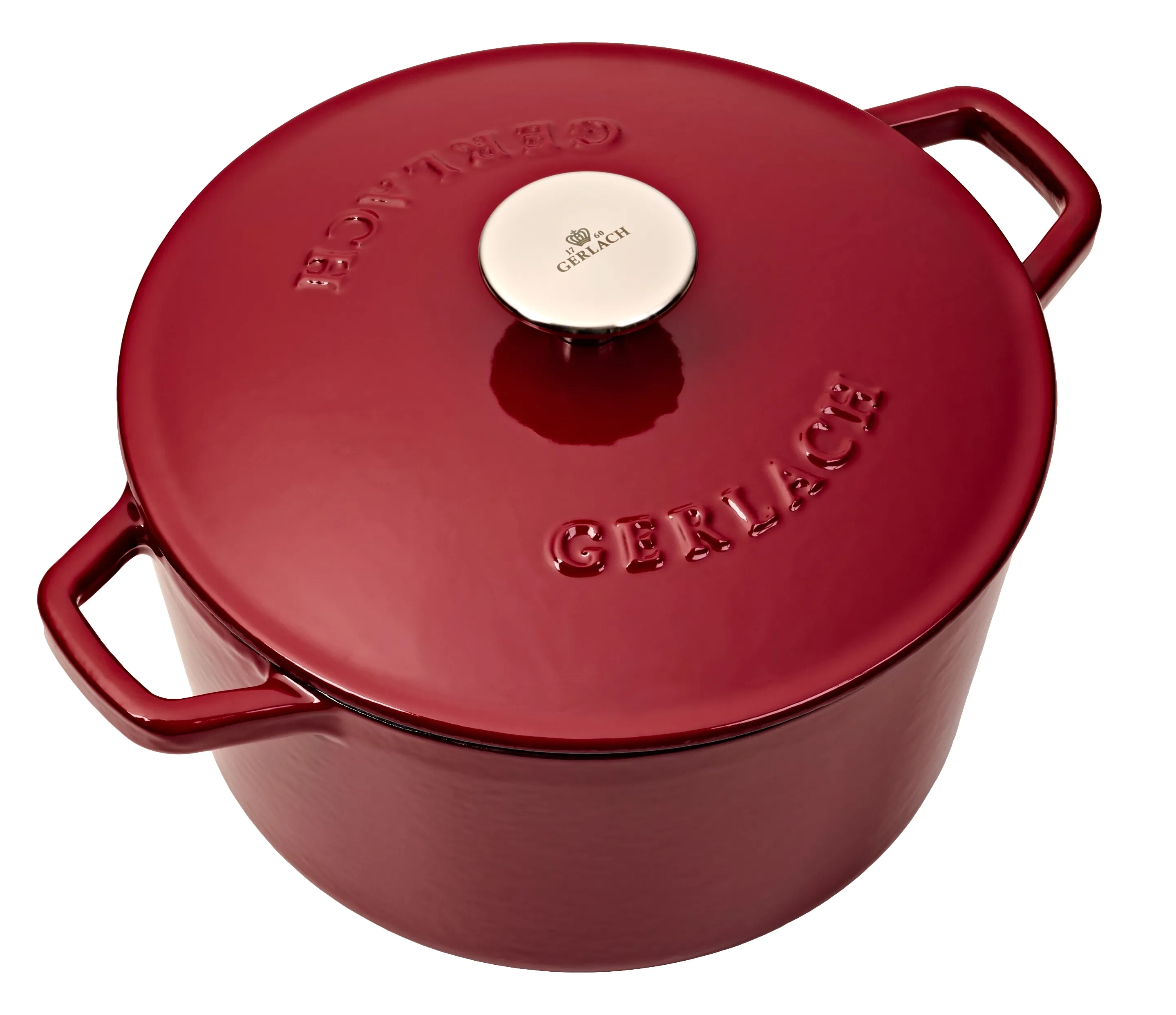 Garnek Gerlach Natur Iron Indukcja Żeliwo 3l Bordowy