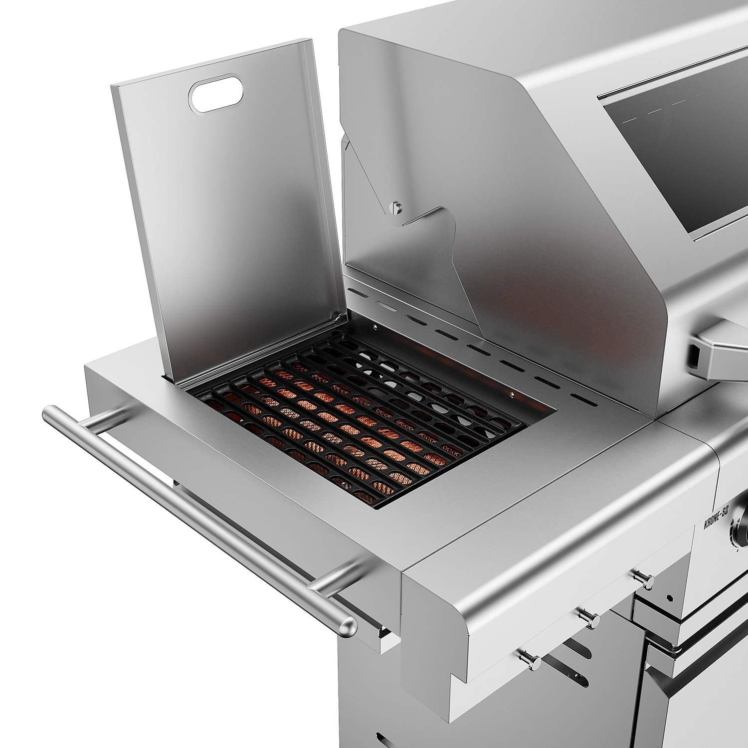 Grill gazowy Koler Krone S2 Srebrny