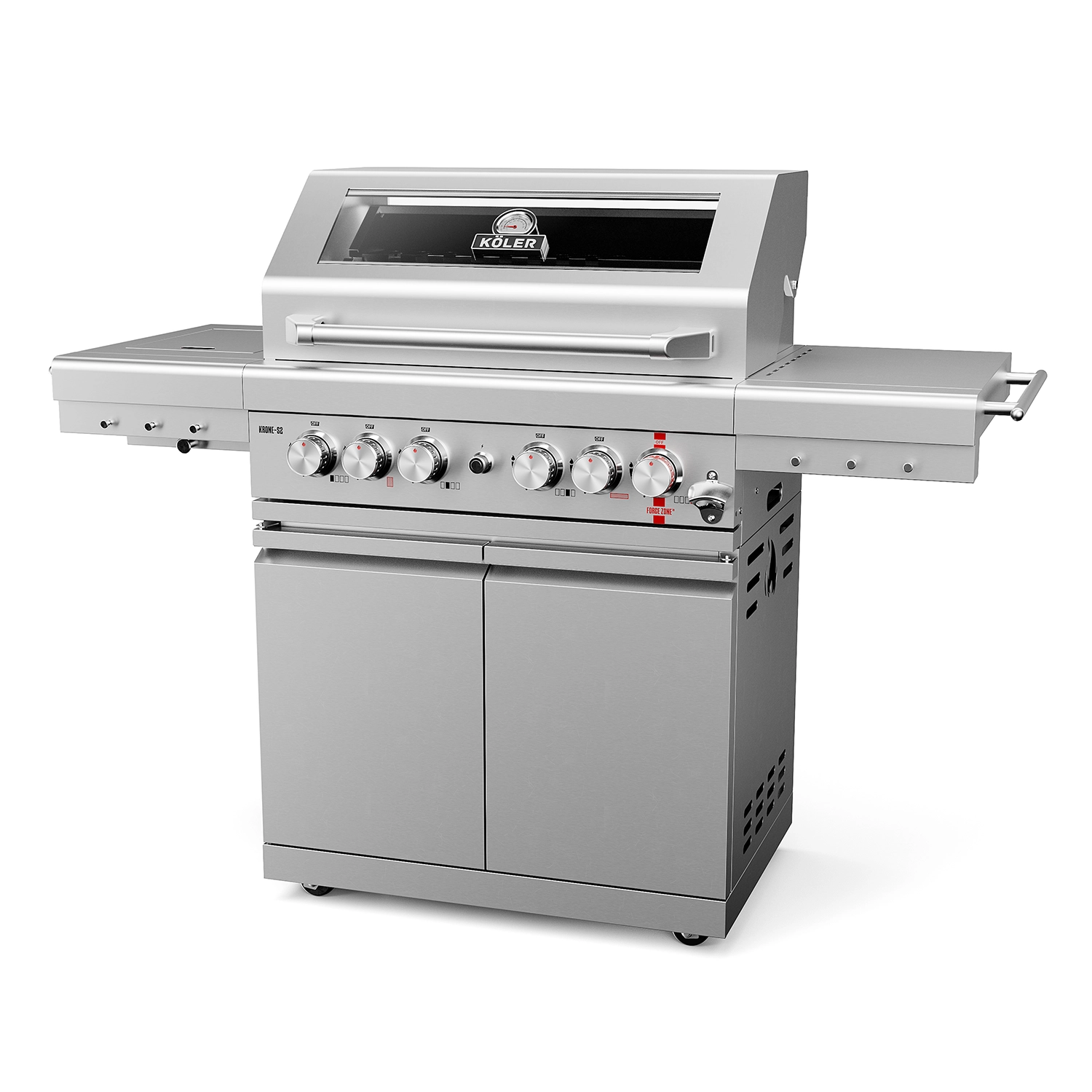 Grill gazowy Koler Krone S2 Srebrny