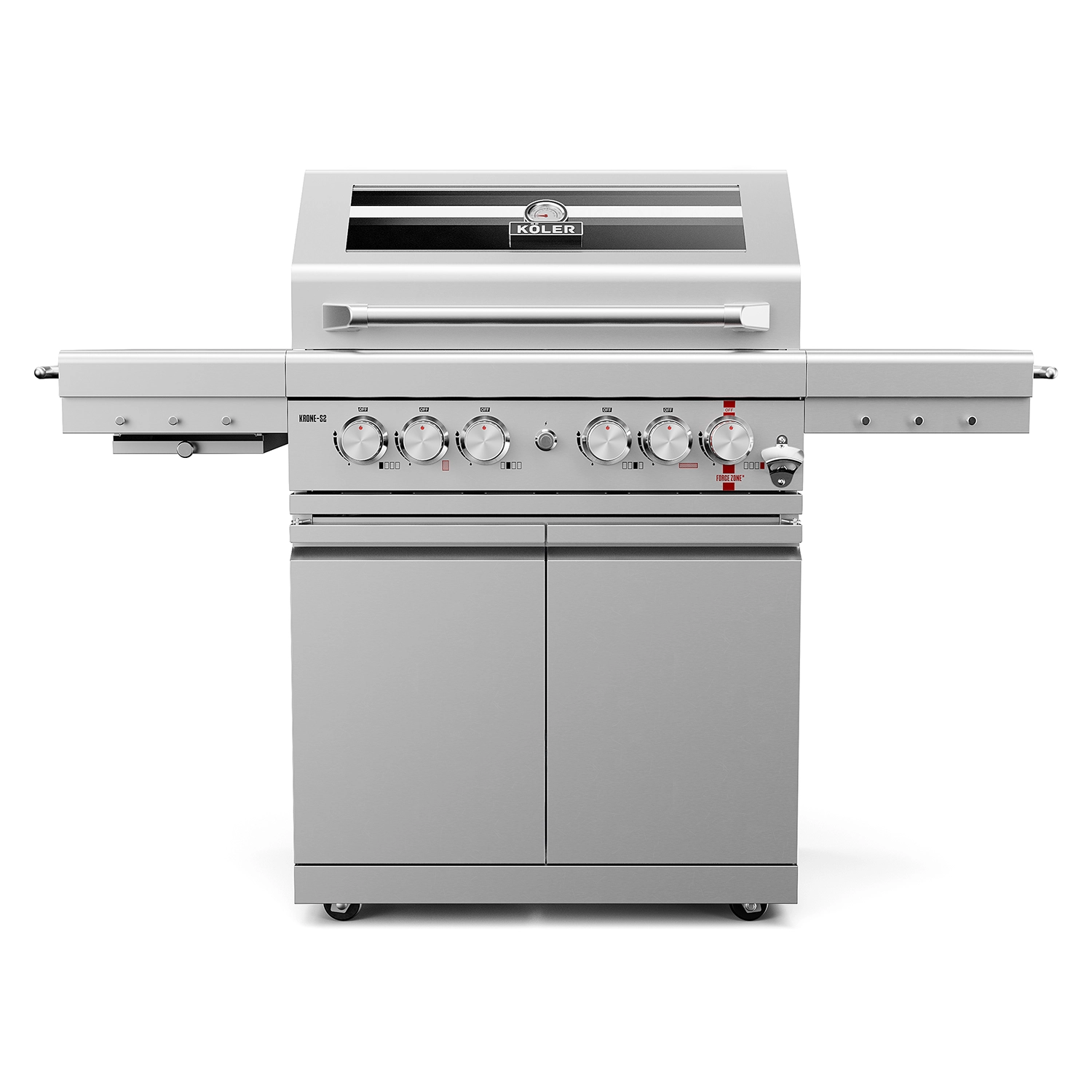Grill gazowy Koler Krone S2 Srebrny