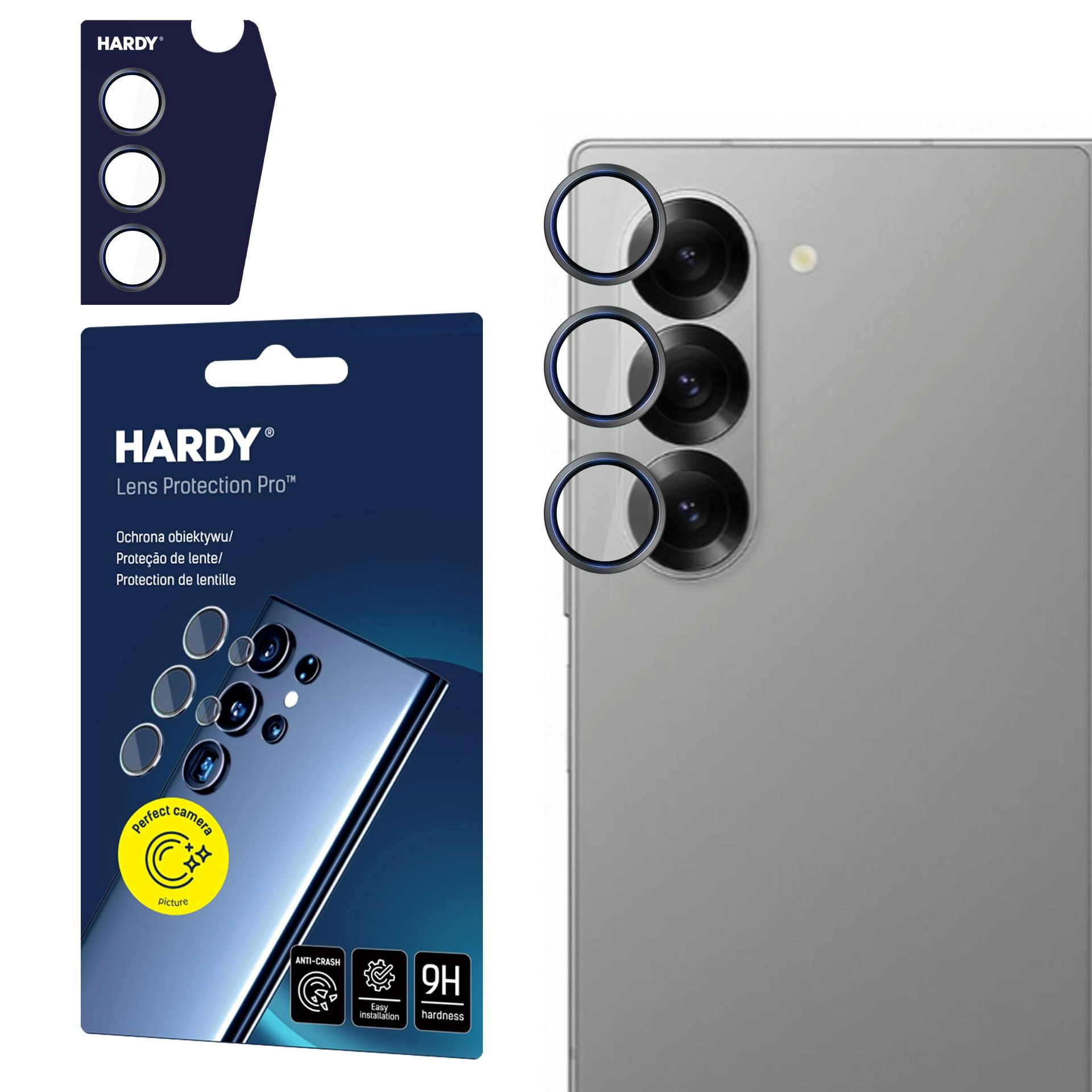 Szkło hartowane 3mk HARDY Lens Protection Pro do Samsung Galaxy Z Fold6