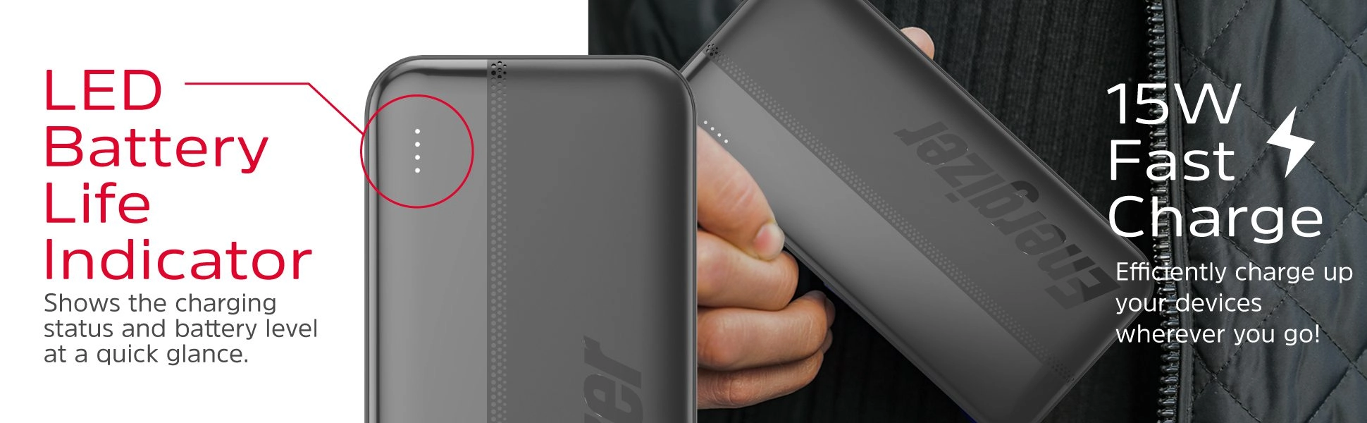 Powerbank Energizer UE20050CC 20000mAh 15W Czarny