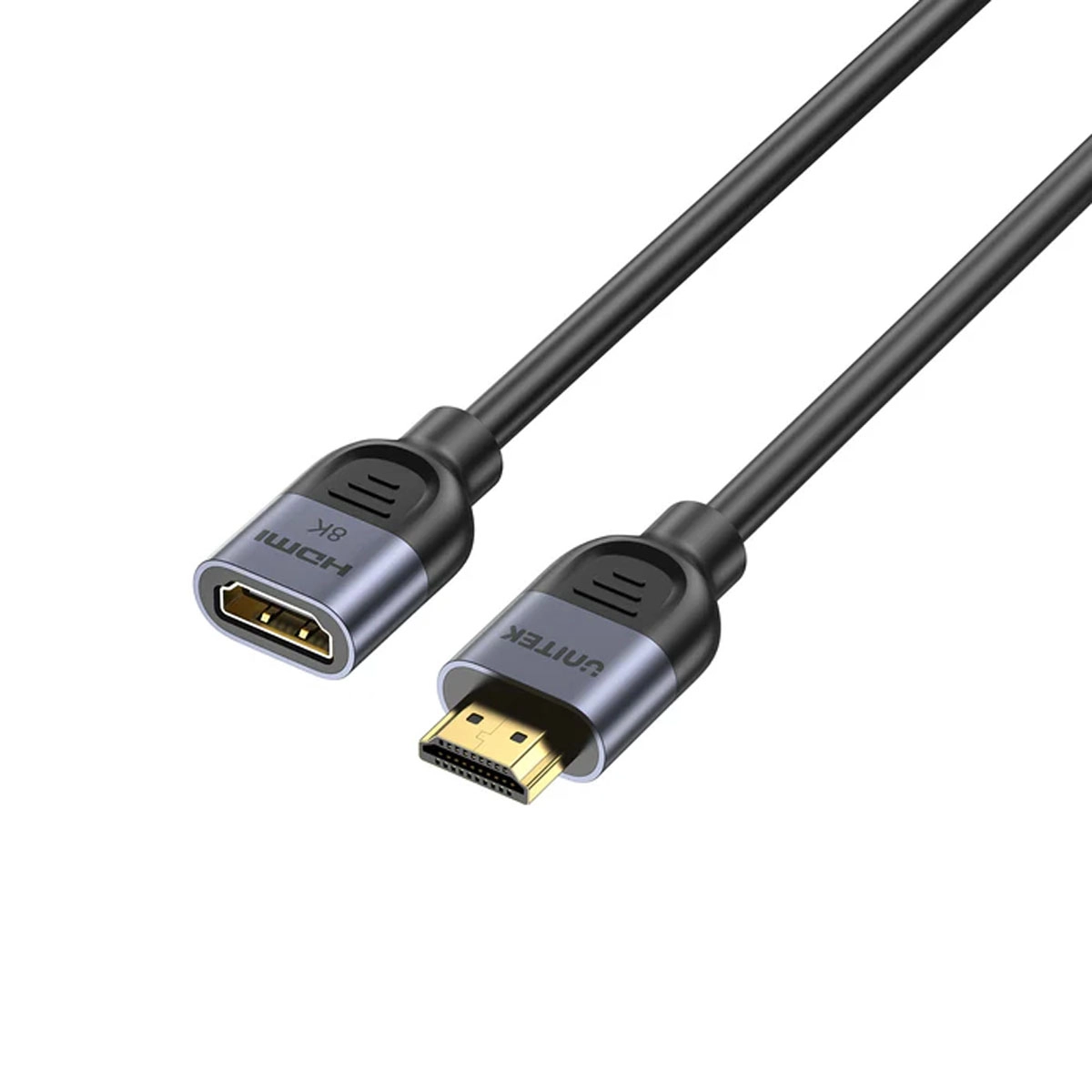 Przedłużacz HDMI Unitek C11091AGY01-2M (M-F) 2.1, 8K 2m