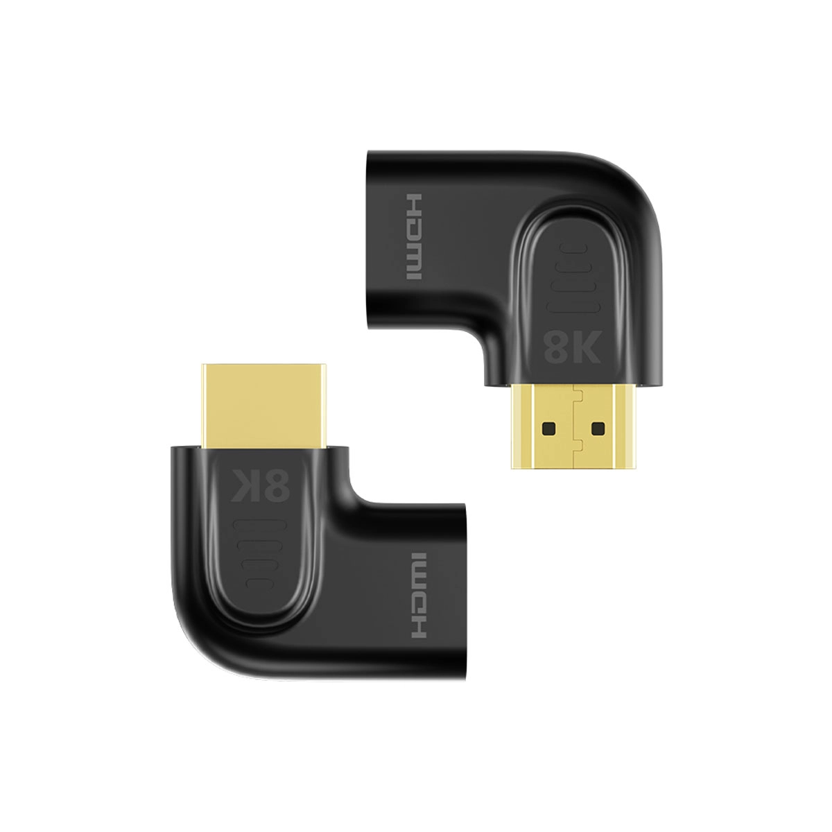 Adapter Unitek A1047ABK03 Kątowy Płaski 8K HDMI 90 i 270 stopni