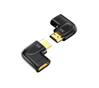 Adapter Unitek A1047ABK03 Kątowy Płaski 8K HDMI 90 i 270 stopni