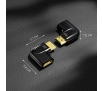Adapter Unitek A1047ABK03 Kątowy Płaski 8K HDMI 90 i 270 stopni
