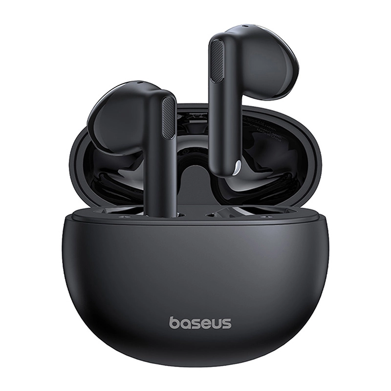 Słuchawki bezprzewodowe Baseus Bowie E12 Douszne Bluetooth 5.3 Czarny