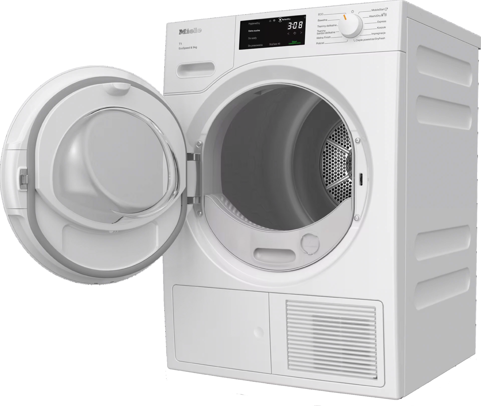 Suszarka Miele TWD640WP EcoSpeed 64,3cm 9kg Zdalne sterowanie