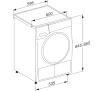 Suszarka Miele TWD640WP EcoSpeed 64,3cm 9kg Zdalne sterowanie
